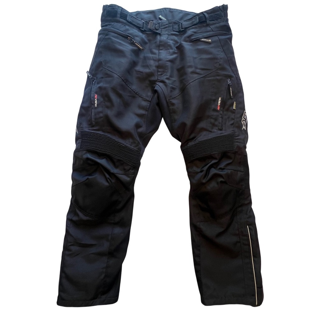 AGVSport Men's Black Textile Motorcycle Riding Pants Armored Thermal Liner 3XL